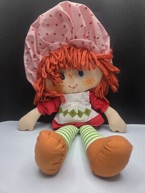 Vintage 1980 Strawberry Shortcake Plush Doll by Kenner 